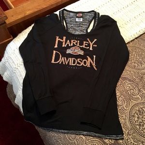 Women's Long Sleeve Harley Top!
